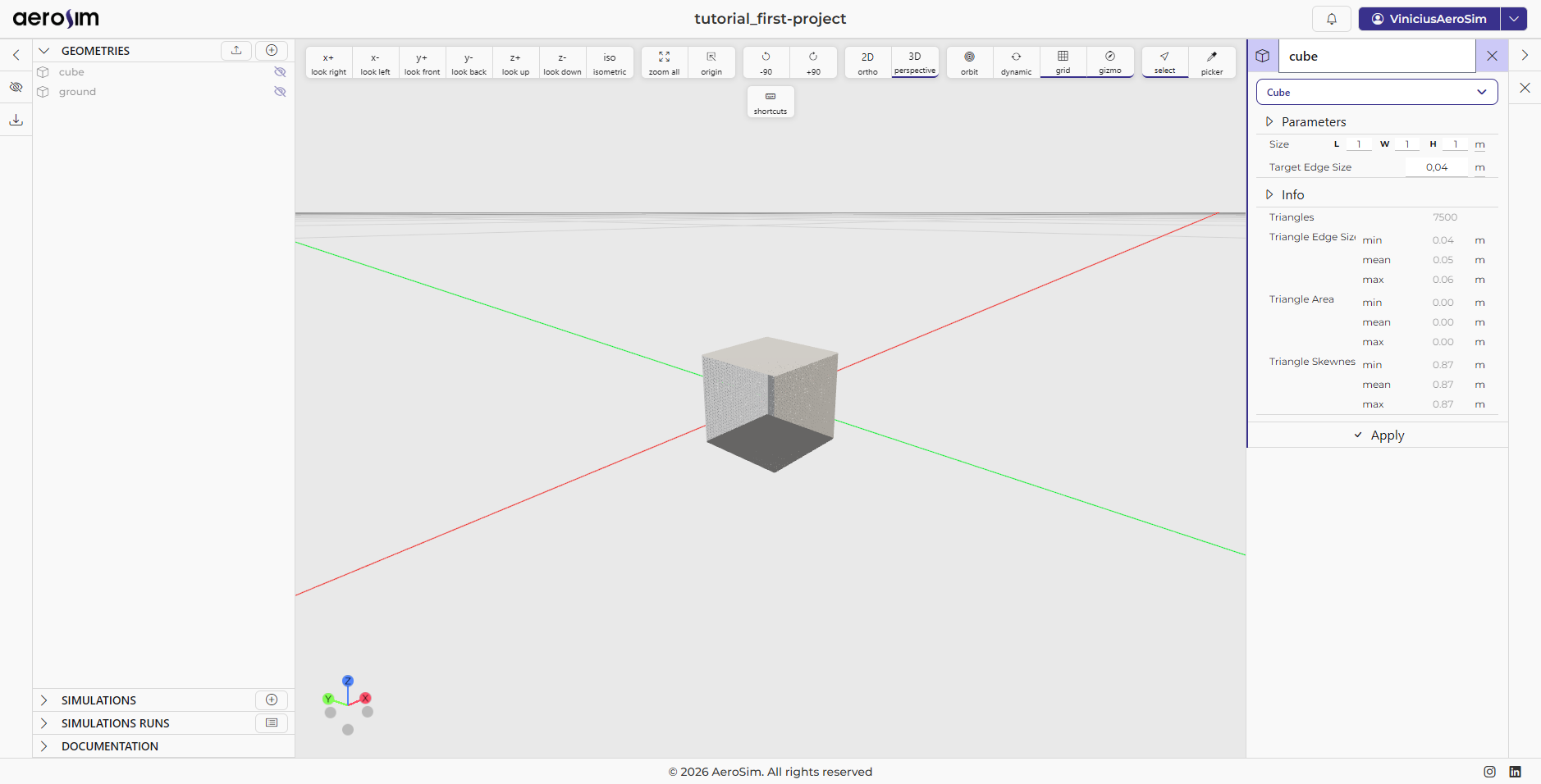 creating a geometry