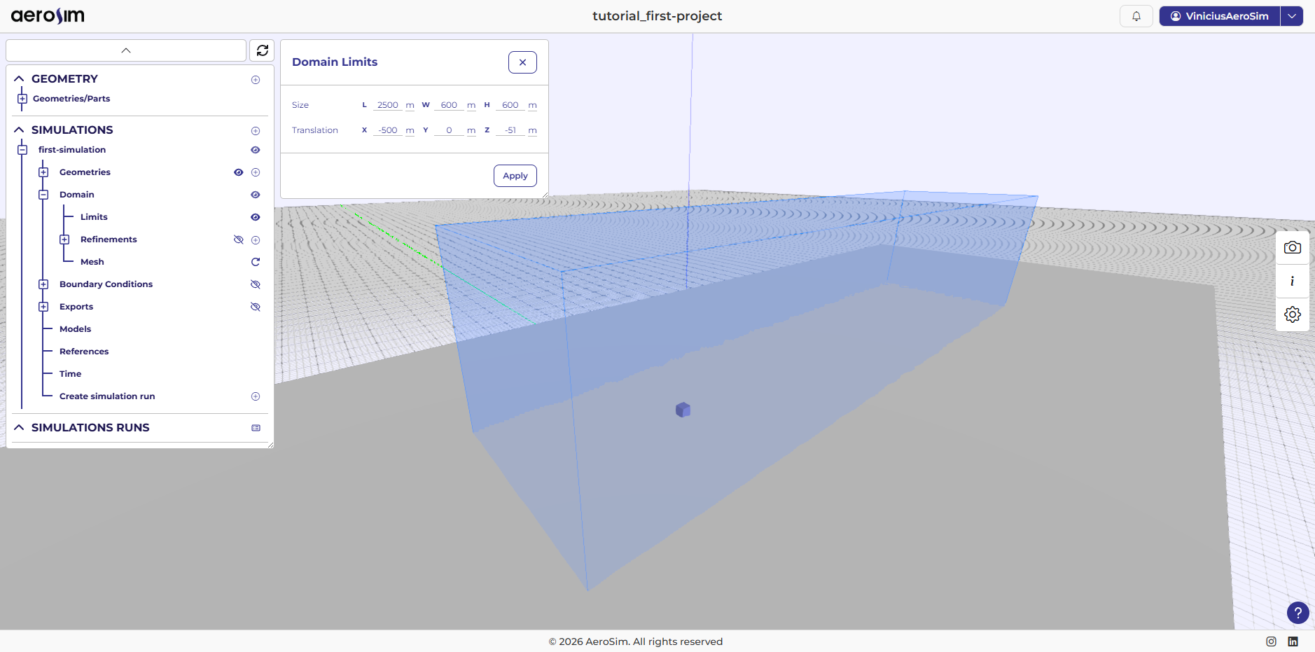 Domain configuration