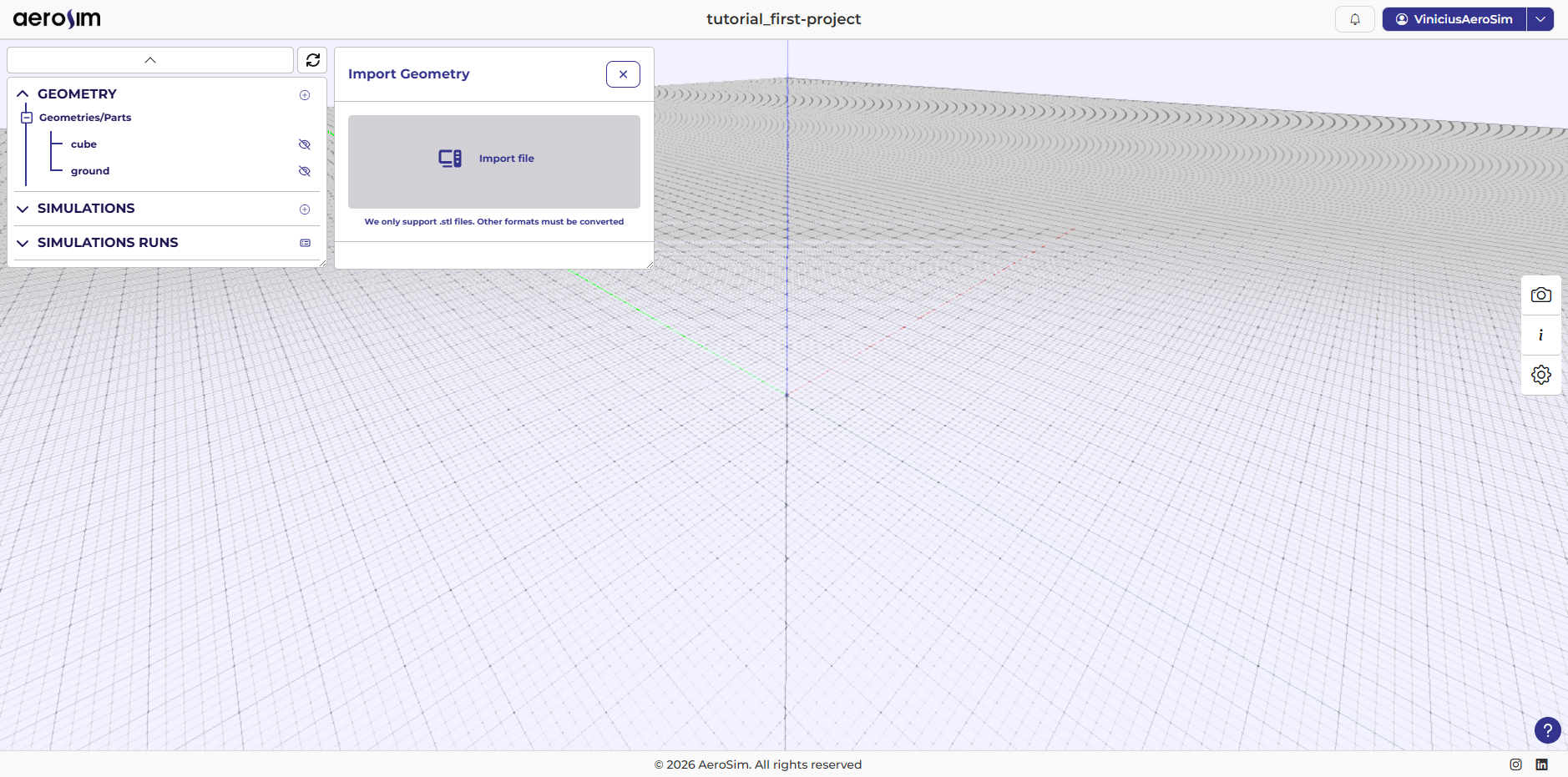 Importing geometries